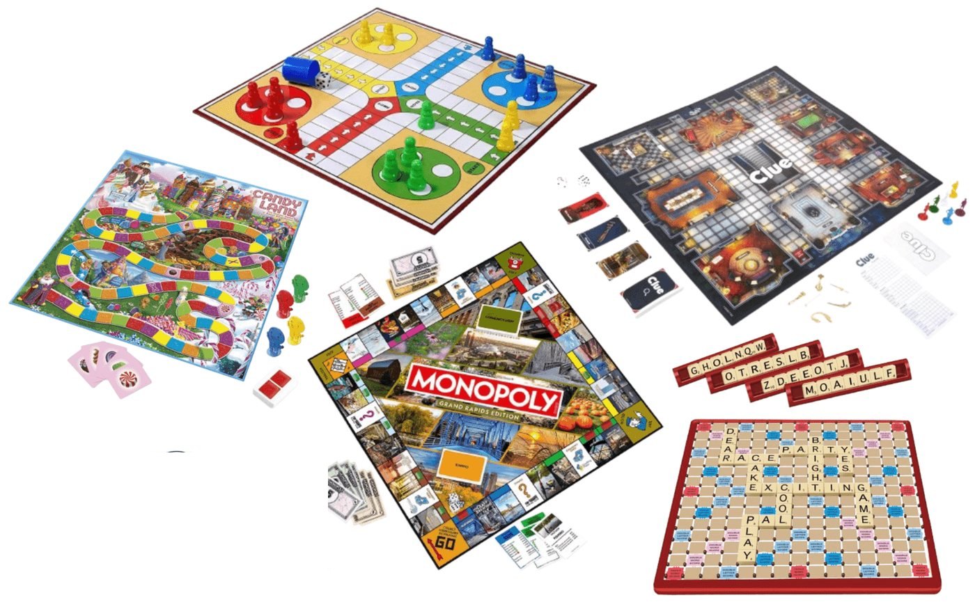 Board games explored as references for goals, challenges, and progression